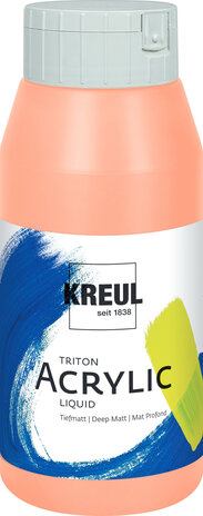 Kreul KREUL Triton Acrylic Liquid Peach Pink 750 ml (17032) Kreul KREUL Triton Acrylic Liquid Peach Pink 750 ml (17032)