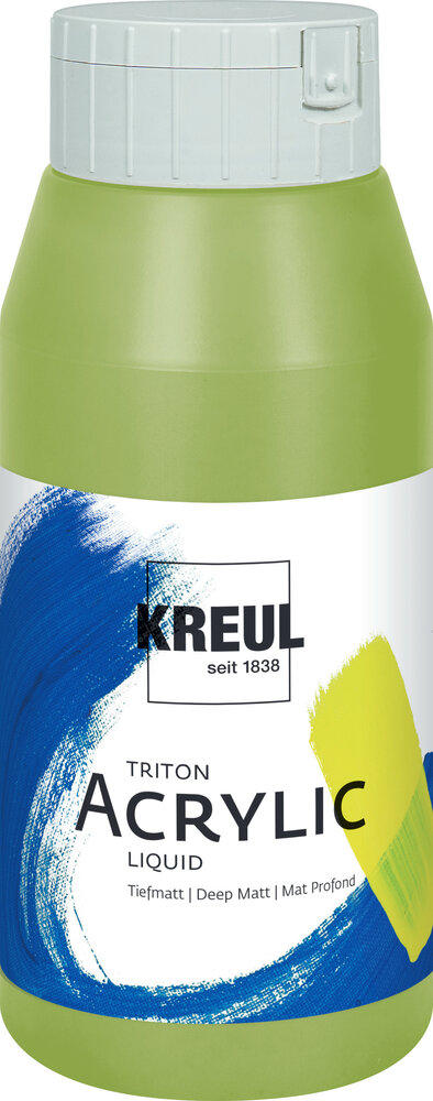 Kreul KREUL Triton Acrylic Liquid Olive Green light 750 ml (17045)