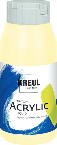 Kreul KREUL Triton Acrylic Liquid Naples Yellow 750 ml (17034) Kreul KREUL Triton Acrylic Liquid Naples Yellow 750 ml (17034)