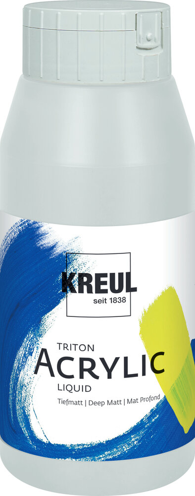 Kreul KREUL Triton Acrylic Liquid Silver 750 ml (17029)