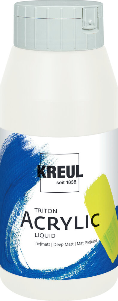 Kreul KREUL Triton Acrylic Liquid Titanium White 750 ml (17075) Kreul KREUL Triton Acrylic Liquid Titanium White 750 ml (17075)