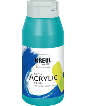 Kreul KREUL Triton Acrylic Liquid Turquoise Blue 750 ml (17046)