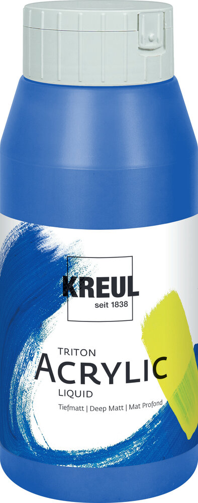 Kreul KREUL Triton Acrylic Liquid Ultramarine Blue 750 ml (17019) Kreul KREUL Triton Acrylic Liquid Ultramarine Blue 750 ml (17019)