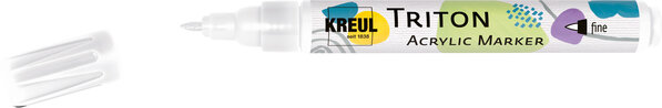 Kreul KREUL Triton Acrylic Marker Fine White (17617) Kreul KREUL Triton Acrylic Marker Fine White (17617)