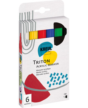 Kreul KREUL Triton Acrylic Marker Edge (6pcs) (17890)