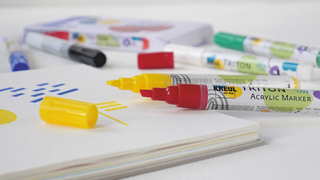 Kreul KREUL Triton Acrylic Marker Edge (6pcs) (17890) Kreul KREUL Triton Acrylic Marker Edge (6pcs) (17890)