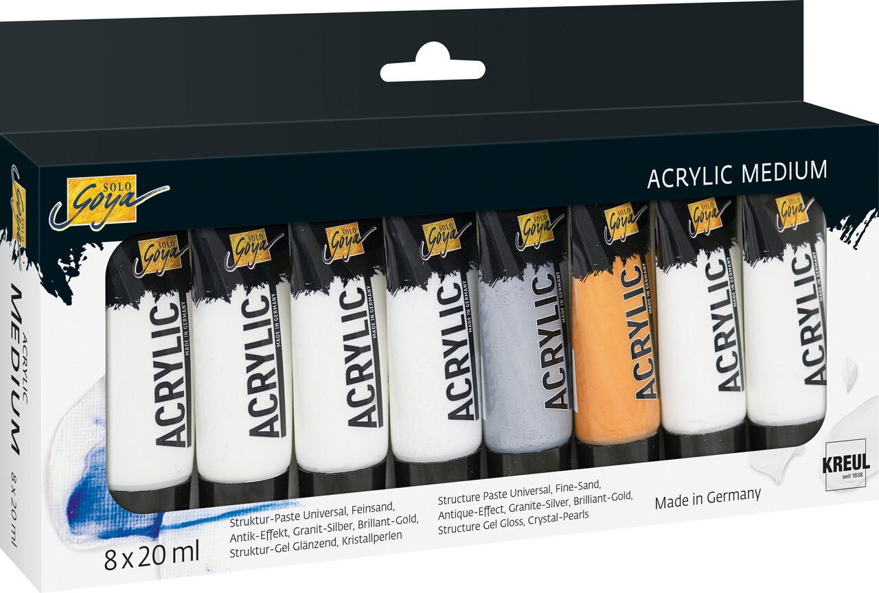 Kreul SOLO GOYA Acrylic Medium 20 ml (8pcs) (85931) Kreul SOLO GOYA Acrylic Medium 20 ml (8pcs) (85931)