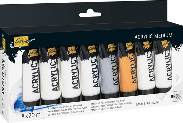 Kreul SOLO GOYA Acrylic Medium 20 ml (8pcs) (85931) Kreul SOLO GOYA Acrylic Medium 20 ml (8pcs) (85931)
