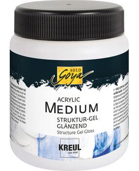 Kreul SOLO GOYA Acrylic Medium Structure Gel Glossy 250 ml (87105)