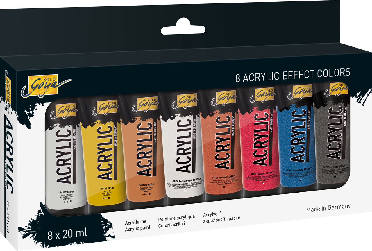 Kreul SOLO GOYA Acrylic Effect Colors 20 ml (8pcs) (84174) Kreul SOLO GOYA Acrylic Effect Colors 20 ml (8pcs) (84174)