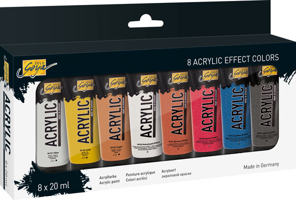 Kreul SOLO GOYA Acrylic Effect Colors 20 ml (8pcs) (84174) Kreul SOLO GOYA Acrylic Effect Colors 20 ml (8pcs) (84174)