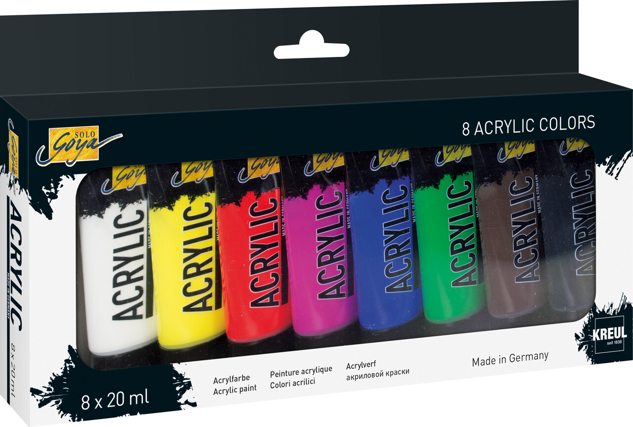 Kreul SOLO GOYA Acrylic 20 ml (8pcs) (84171) Kreul SOLO GOYA Acrylic 20 ml (8pcs) (84171)