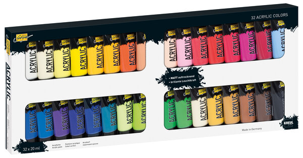 Kreul SOLO GOYA Acrylic 20 ml (32pcs) (84173) Kreul SOLO GOYA Acrylic 20 ml (32pcs) (84173)