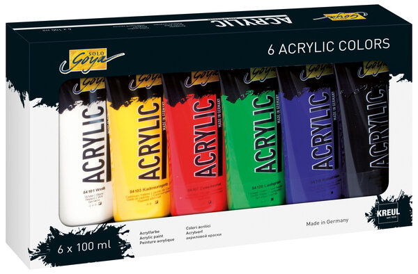 Kreul SOLO GOYA Acrylic 100 ml (6pcs) (84160) Kreul SOLO GOYA Acrylic 100 ml (6pcs) (84160)