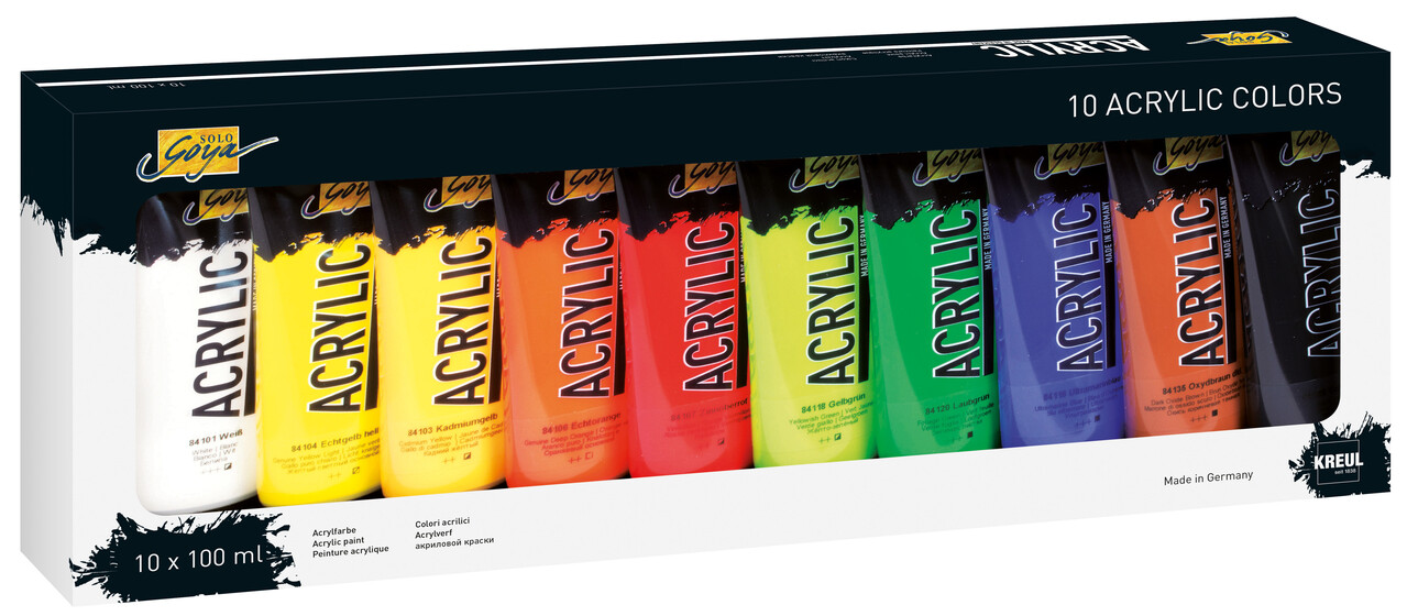 Kreul SOLO GOYA Acrylic 100 ml (10pcs) (84170) Kreul SOLO GOYA Acrylic 100 ml (10pcs) (84170)