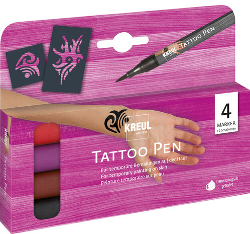 Kreul KREUL Tattoo Pen Tribals (4pcs) (62170) Kreul KREUL Tattoo Pen Tribals (4pcs) (62170)