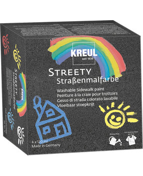 Kreul KREUL Streety Sidewalk Paint Starter Set 120 ml (4pcs) (43100)