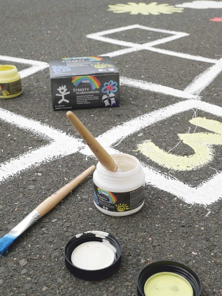 Kreul KREUL Streety Sidewalk Paint Starter Set 120 ml (4pcs) (43100) Kreul KREUL Streety Sidewalk Paint Starter Set 120 ml (4pcs) (43100)