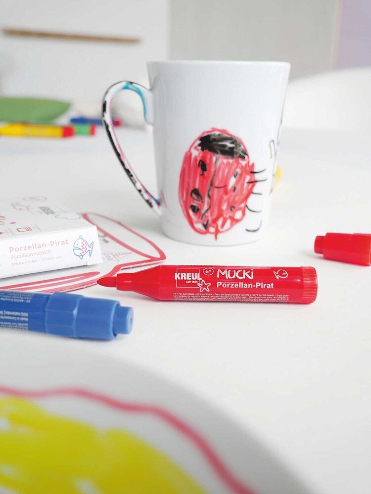 Kreul MUCKI Porcelain Pirate Porcelain Pen (5pcs) (27157) Kreul MUCKI Porcelain Pirate Porcelain Pen (5pcs) (27157)