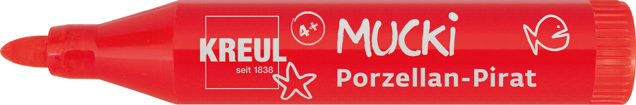 Kreul MUCKI Porcelain Pirate Porcelain Pen (5pcs) (27157) Kreul MUCKI Porcelain Pirate Porcelain Pen (5pcs) (27157)