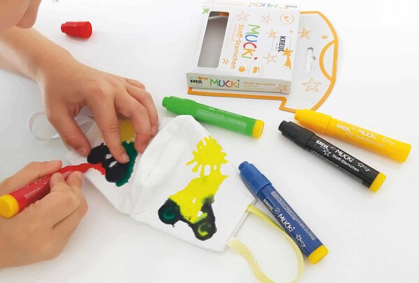 Kreul MUCKI Fancy Fabric Fabric Pen (5pcs) (27156) Kreul MUCKI Fancy Fabric Fabric Pen (5pcs) (27156)