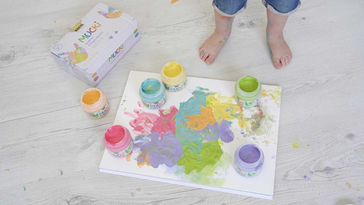 Kreul MUCKI Softie Finger Paint 150 ml (6pcs) (2321) Kreul MUCKI Softie Finger Paint 150 ml (6pcs) (2321)