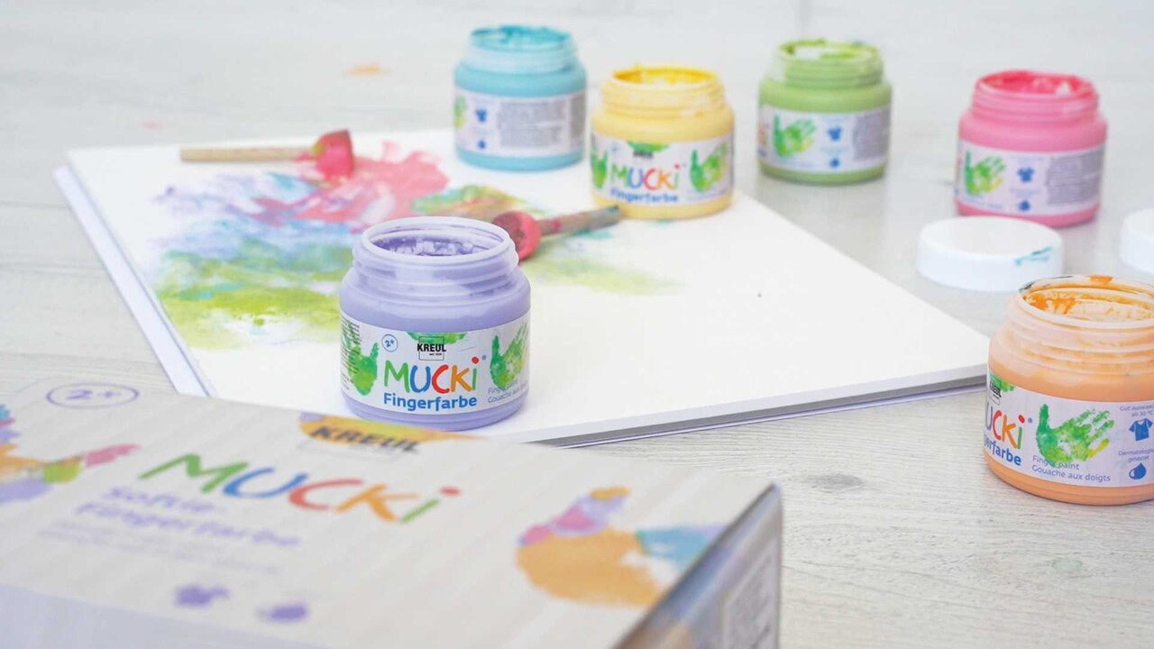 Kreul MUCKI Softie Finger Paint 150 ml (6pcs) (2321) Kreul MUCKI Softie Finger Paint 150 ml (6pcs) (2321)