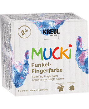 Kreul MUCKI Gleaming Finger Paint 150 ml(4pcs) (2318)