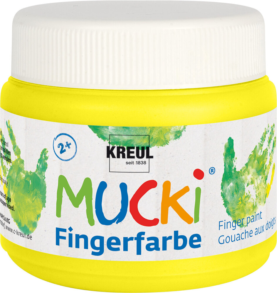 Kreul MUCKI Finger Paint Yellow 150 ml (23102) Kreul MUCKI Finger Paint Yellow 150 ml (23102)