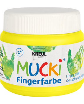 Kreul MUCKI Finger Paint Yellow 150 ml (23102)