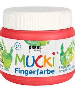 Kreul MUCKI Finger Paint Red 150 ml (23105)
