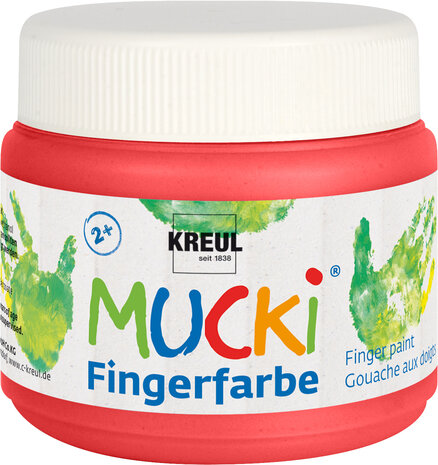 Kreul MUCKI Finger Paint Red 150 ml (23105) Kreul MUCKI Finger Paint Red 150 ml (23105)
