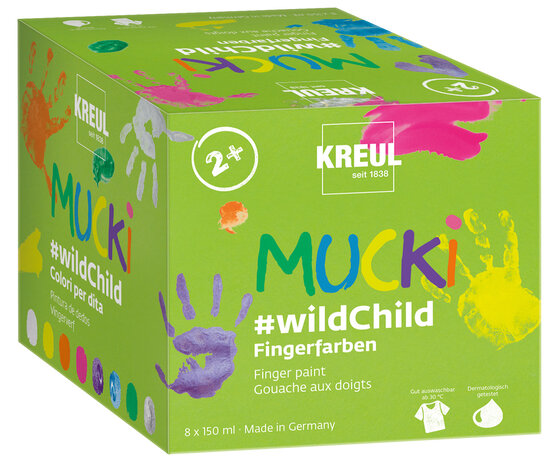 Kreul MUCKI Finger Paint Premium-Set #wildChild (2305) Kreul MUCKI Finger Paint Premium-Set #wildChild (2305)