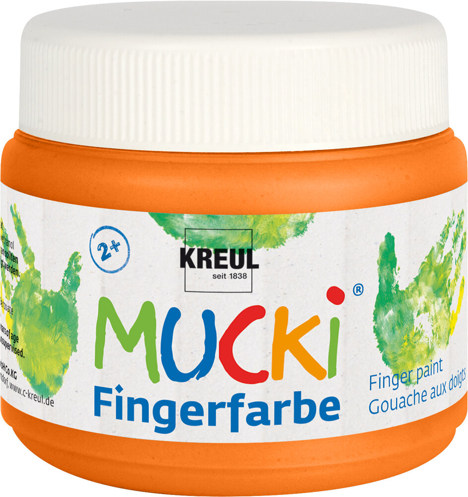 Kreul MUCKI Finger Paint Orange 150 ml (23103) Kreul MUCKI Finger Paint Orange 150 ml (23103)