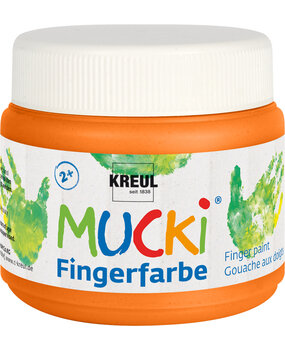 Kreul MUCKI Finger Paint Orange 150 ml (23103)