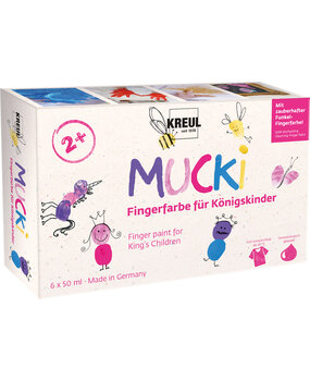 Kreul MUCKI Finger Paint for Royal Children 50 ml (6pcs) (23051)