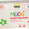 Kreul MUCKI Finger Paint for Fabrics 150 ml (6pcs) (28420) Kreul MUCKI Finger Paint for Fabrics 150 ml (6pcs) (28420)
