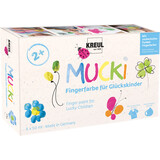 Kreul MUCKI Finger Paint for Children of Fortune 50 ml (6pcs) (23050)