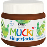 Kreul MUCKI Finger Paint Brown 150 ml (23111)