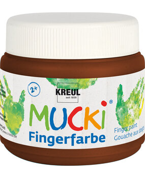 Kreul MUCKI Finger Paint Brown 150 ml (23111)