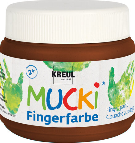 Kreul MUCKI Finger Paint Brown 150 ml (23111) Kreul MUCKI Finger Paint Brown 150 ml (23111)