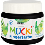 Kreul MUCKI Finger Paint Black 150 ml (23112)