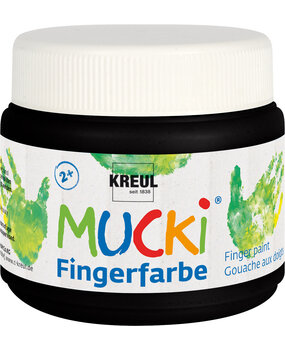 Kreul MUCKI Finger Paint Black 150 ml (23112)