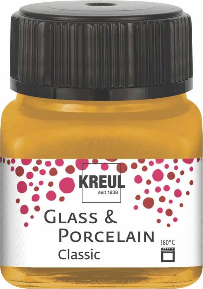 Kreul KREUL Glass & Porcelain Classic Metallic Gold 20 ml (16247) Kreul KREUL Glass & Porcelain Classic Metallic Gold 20 ml (16247)