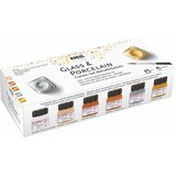 Kreul KREUL Glass & Porcelain Classic Metallic Paint 20 ml (6pcs) (16603)