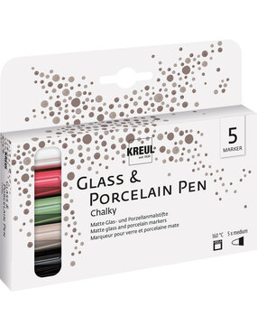 Kreul KREUL Glass & Porcelain Pen Chalky Medium (5pcs) (16570)