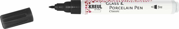 Kreul KREUL Glass & Porcelain Pen Classic Fine Black (16412) Kreul KREUL Glass & Porcelain Pen Classic Fine Black (16412)