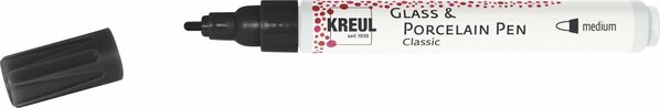 Kreul KREUL Glass & Porcelain Pen Classic Medium Black (16411) Kreul KREUL Glass & Porcelain Pen Classic Medium Black (16411)