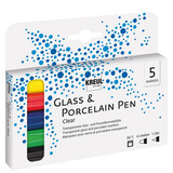 Kreul KREUL Glass & Porcelain Pen Clear (5pcs) (42650)