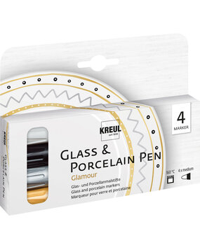 Kreul KREUL Glass & Porcelain Pen Glamour (4pcs) (16431)